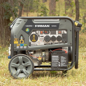 FIRMAN Tri-Fuel Portable Generator with CO Alert Electric Start, 9,400/7,500W, view 11