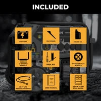 FIRMAN Tri-Fuel Portable Generator with CO Alert Electric Start, 9,400/7,500W, view 4