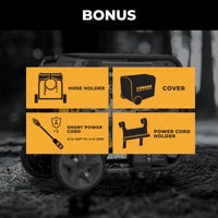 FIRMAN Tri-Fuel Portable Generator with CO Alert Electric Start, 9,400/7,500W, view 3