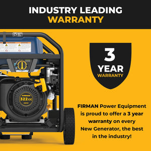 FIRMAN Tri-Fuel Portable Generator with CO Alert, 8,250/6,600W, view 9