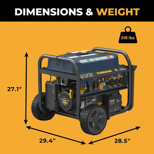 FIRMAN Tri-Fuel Portable Generator Electric Start, 11,600/9,300W, view 4