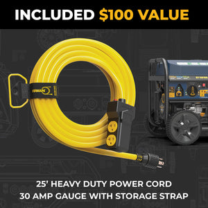 FIRMAN Tri-Fuel Portable Generator Electric Start, 11,600/9,300W, view 13
