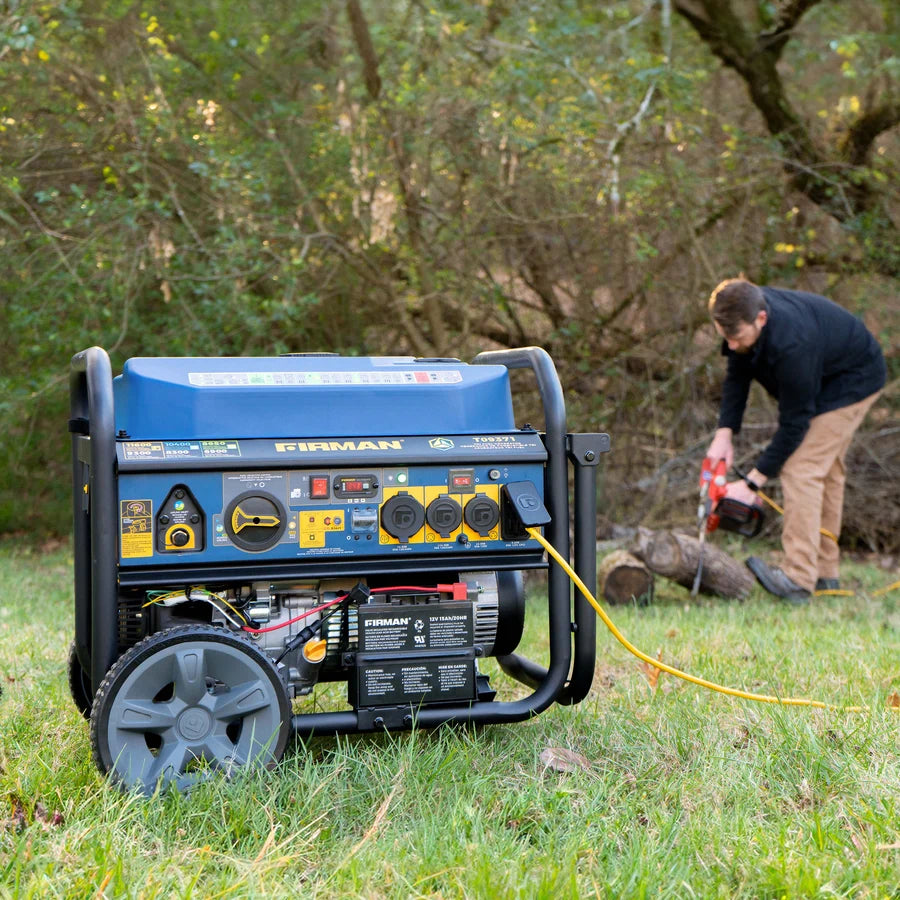 FIRMAN Tri-Fuel Portable Generator Electric Start, 11,600/9,300W, view 15