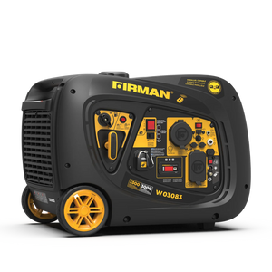 FIRMAN Gas Inverter Portable Generator Remote Start, 3,300/3,000W