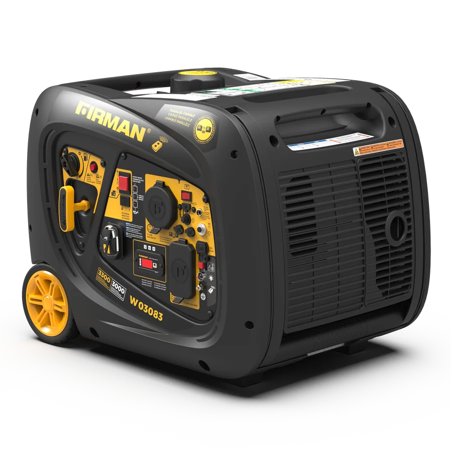 FIRMAN Gas Inverter Portable Generator Remote Start, 3,300/3,000W, view 5