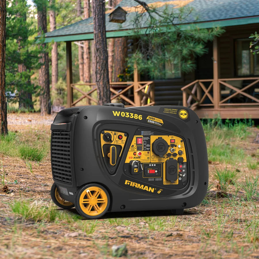 FIRMAN Inverter Portable Generator with CO Alert Remote Start, 4,125/3,300W, view 10