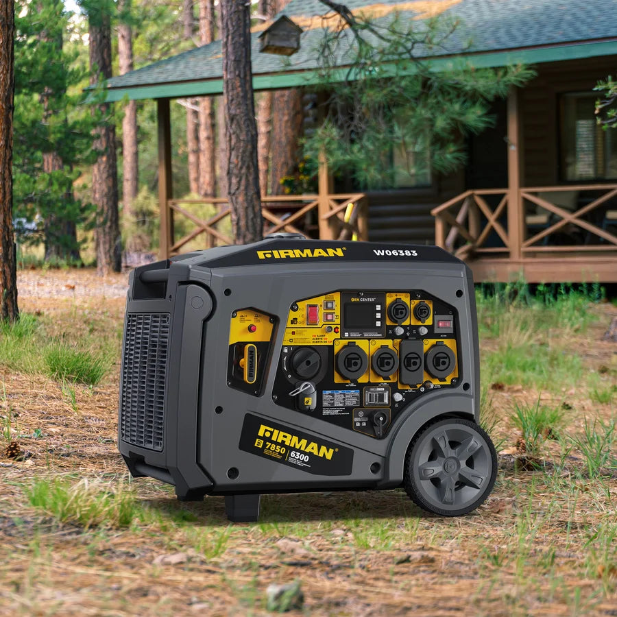 FIRMAN Gas Inverter Portable Generator with CO Alert, 7,850/6,300W 120/240V, view 12