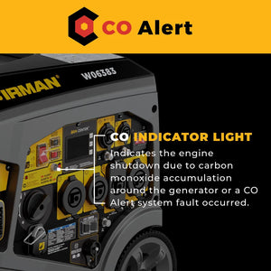 FIRMAN Gas Inverter Portable Generator with CO Alert, 7,850/6,300W 120/240V, view 6