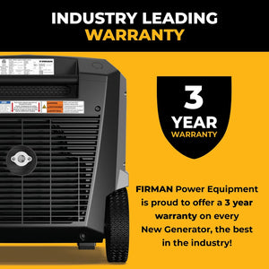 FIRMAN Gas Inverter Portable Generator with CO Alert, 7,850/6,300W 120/240V, view 4
