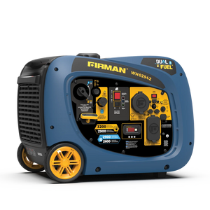 FIRMAN Dual Fuel Generator Electric Start, 3,200/2,900W
