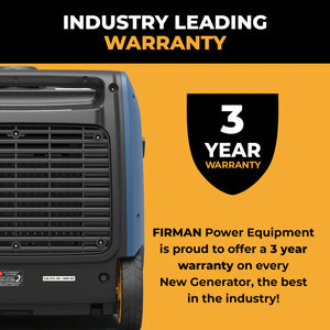 FIRMAN Dual Fuel Generator Electric Start, 3,200/2,900W, view 4