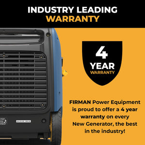 FIRMAN Dual Fuel Inverter Portable Generator with CO Alert Electric Start, 4,125/3,300W, view 7