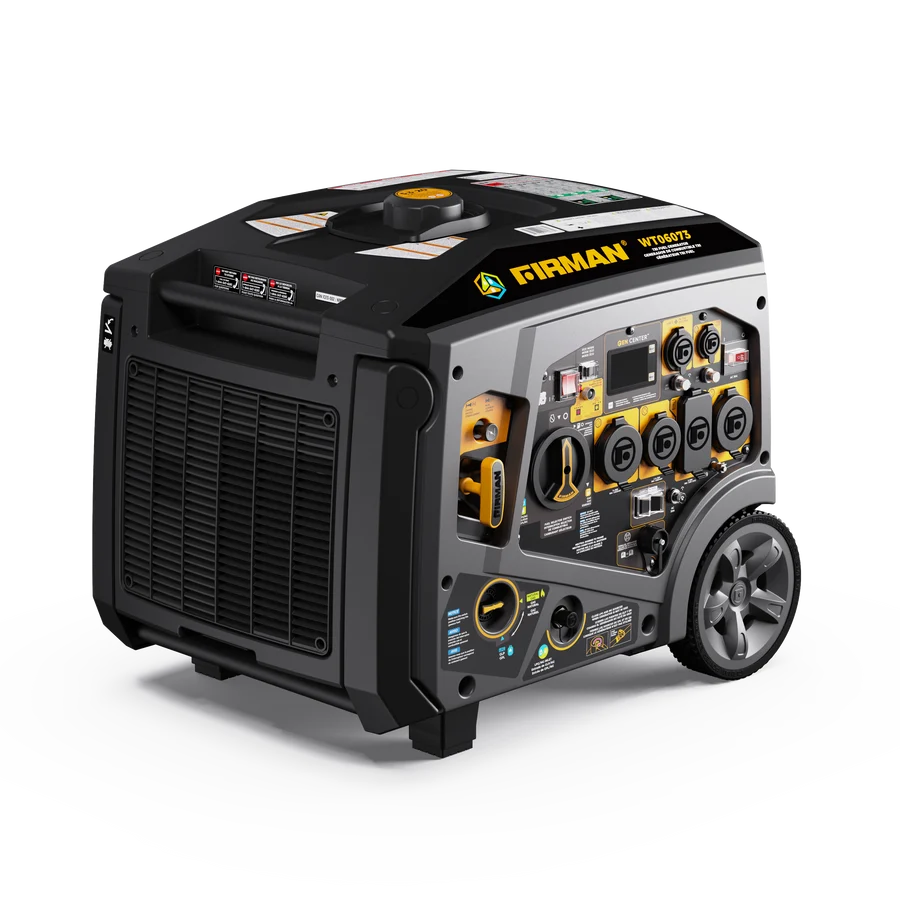 FIRMAN Tri-Fuel Inverter Portable Generator Electric Start with CO Alert, 7,500/6,000W, view 2
