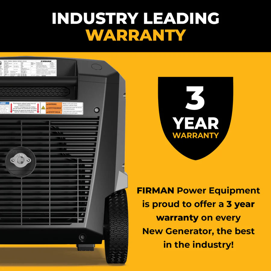 FIRMAN Tri-Fuel Inverter Portable Generator with CO Alert, 7,850/6,300W 120/240V, view 9