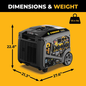 FIRMAN Tri-Fuel Inverter Portable Generator with CO Alert, 7,850/6,300W 120/240V, view 8