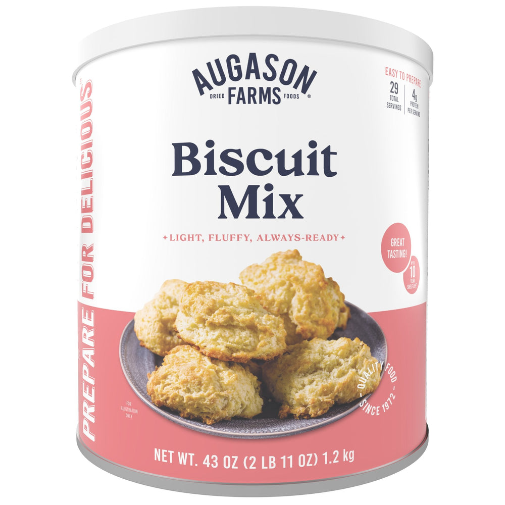 Augason Farms Buttermilk Biscuit Mix Can - 29 Servings