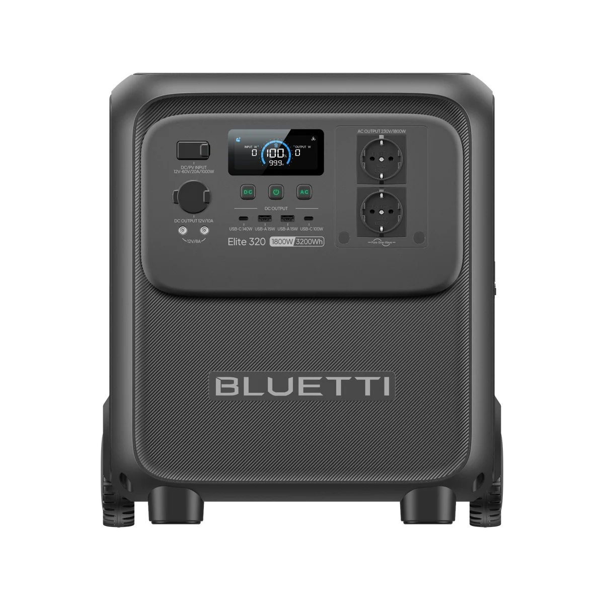 BLUETTI Elite 320 Versatile Power Station, 1,800W/3,200Wh