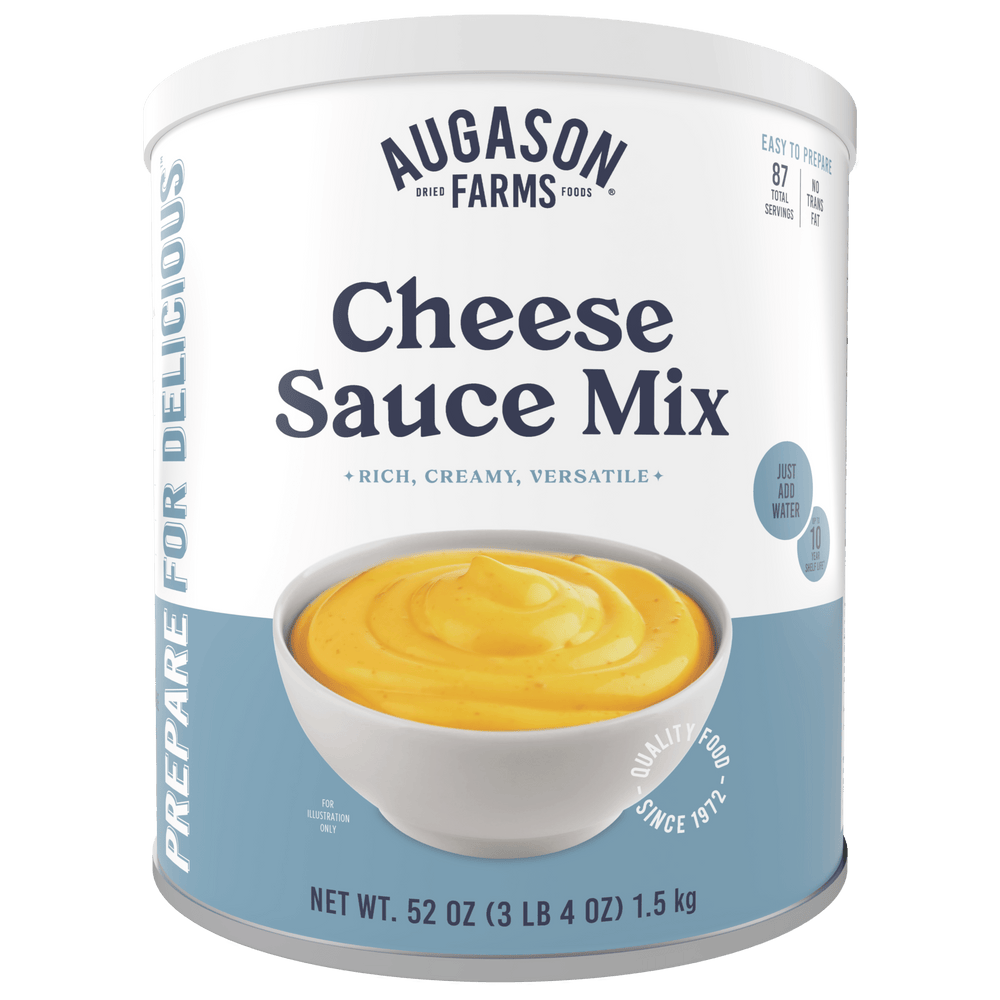 Augason Farms Cheese Sauce Mix Can, 87 Servings