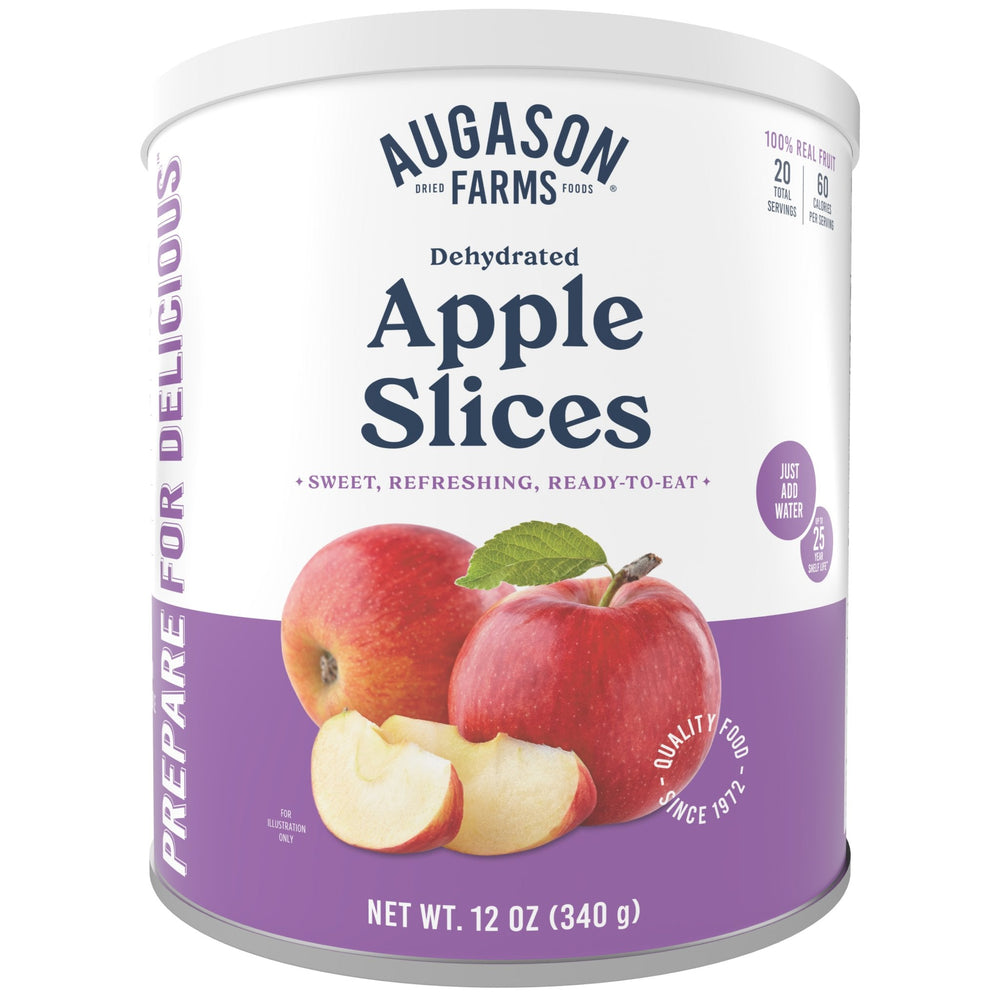 Augason Farms Dehydrated Apple Slices Can - 20 Servings
