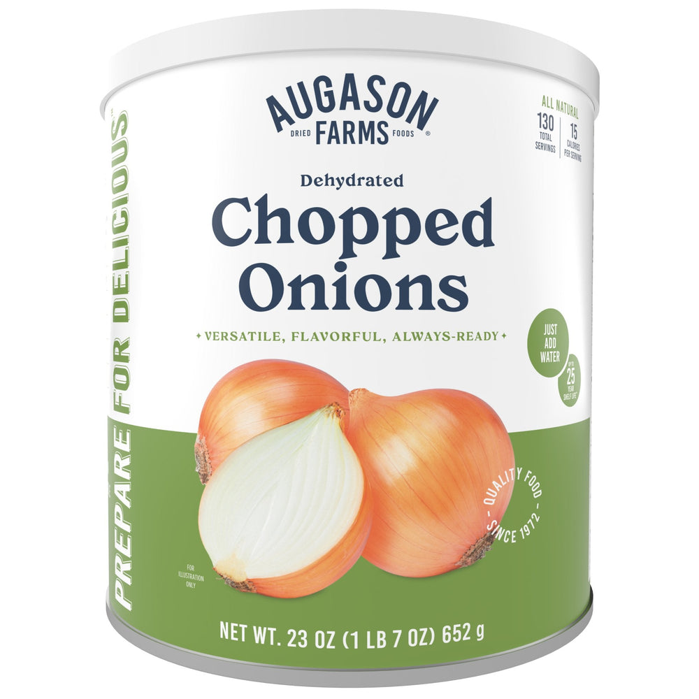 Augason Farms Dehydrated Chopped Onions Can -130 Servings