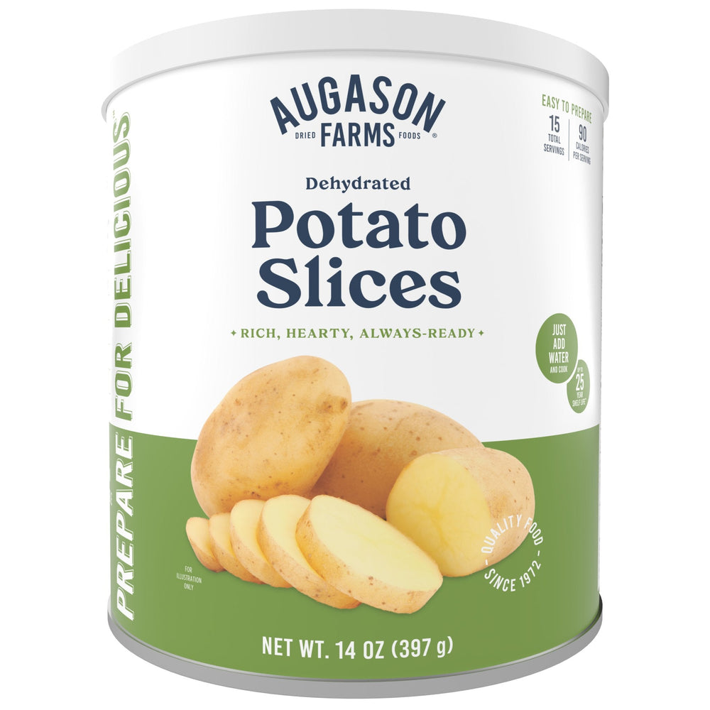 Augason Farms Dehydrated Potato Slices Can - 15 Servings