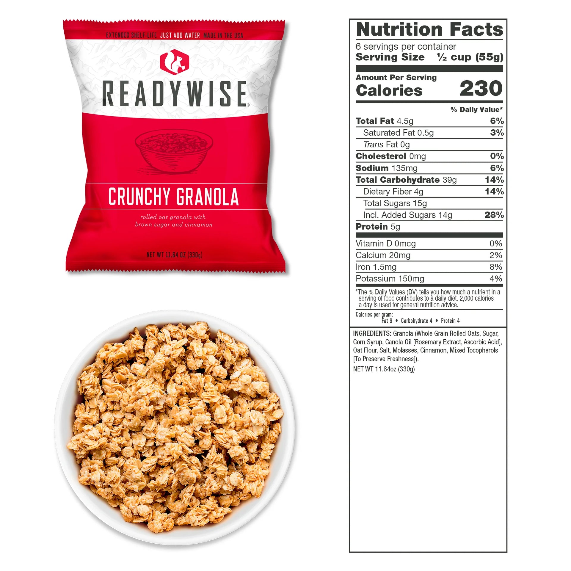 1-Year Emergency Food Supply Kit by ReadyWise - 4320 Servings