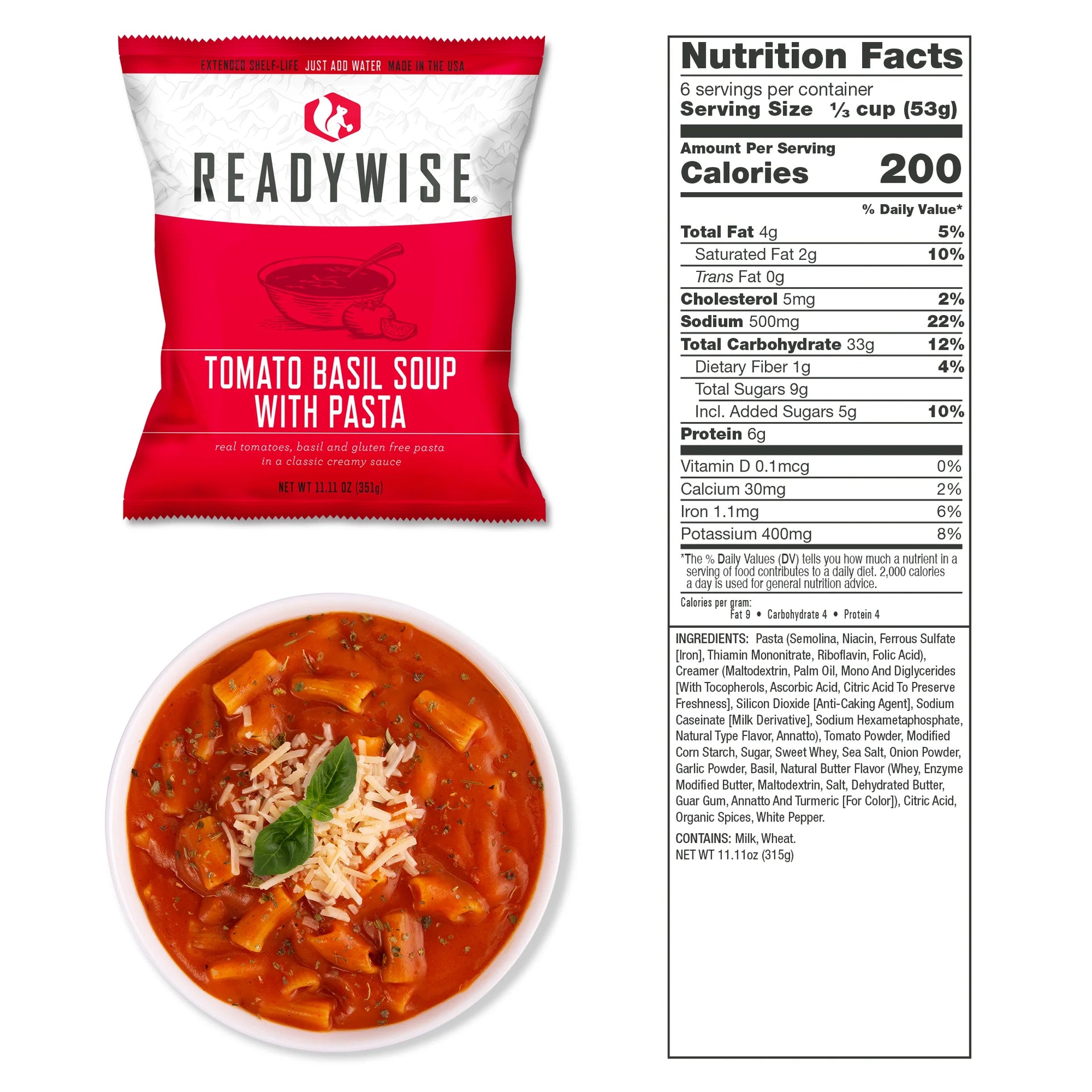 1-Year Emergency Food Supply Kit by ReadyWise - 4320 Servings