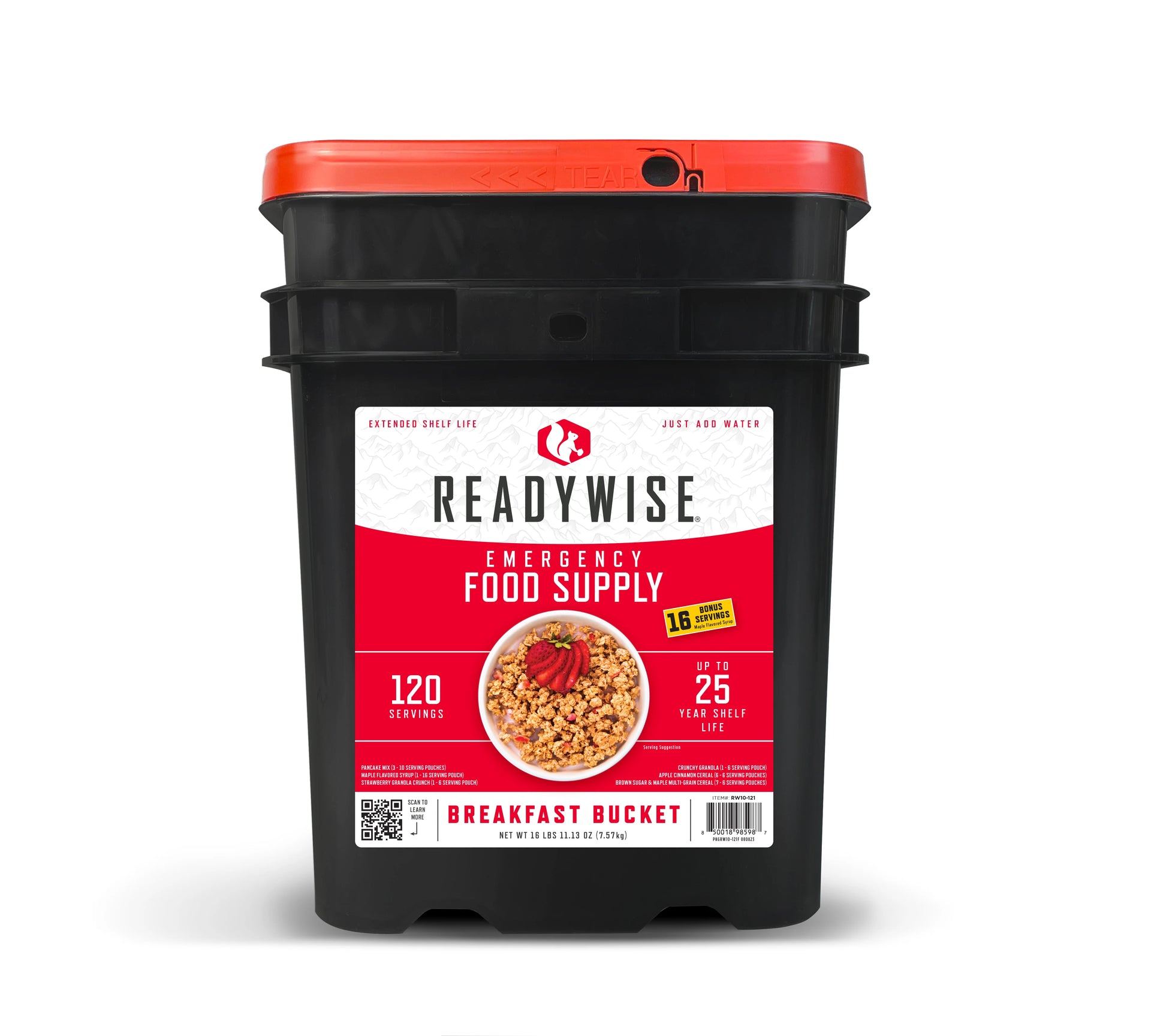 ReadyWise 80-Day 1-Person Emergency Food Supply Kit– 240 Servings