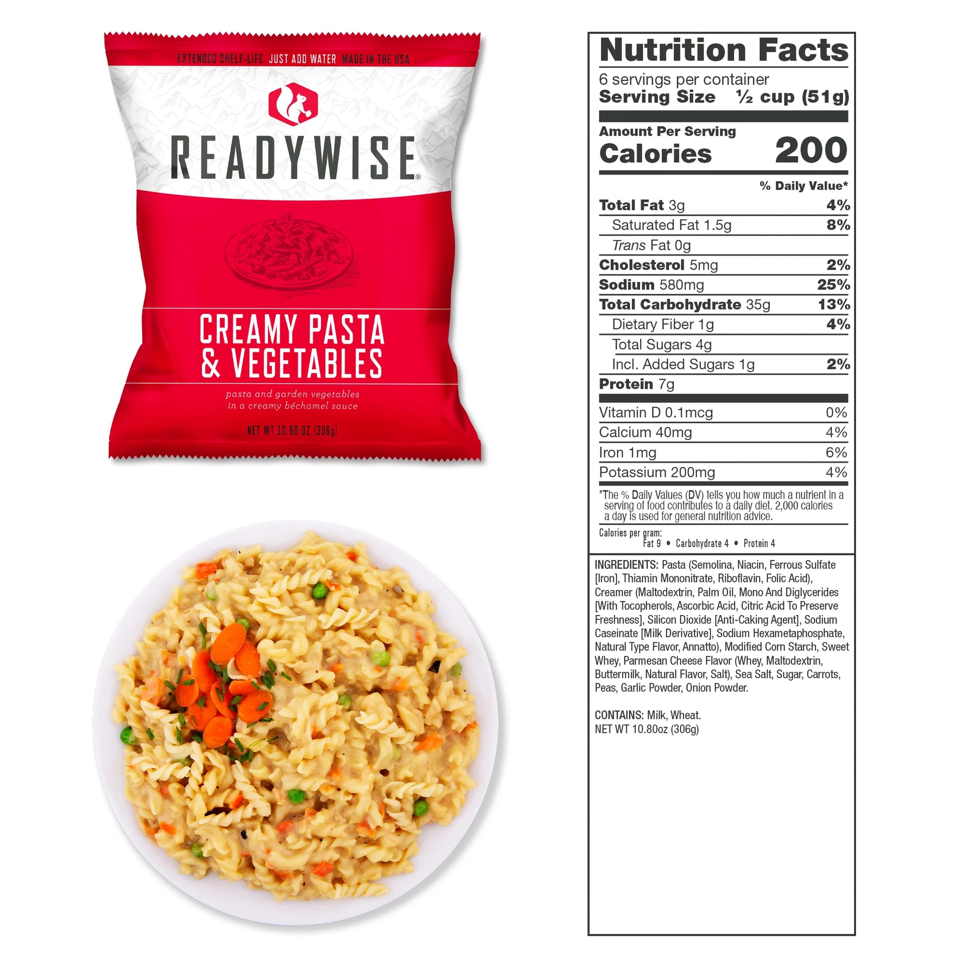 ReadyWise 80-Day 1-Person Emergency Food Supply Kit– 240 Servings