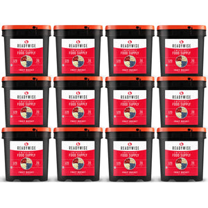 ReadyWise Freeze-Dried Fruit Bucket – 1,440 Servings