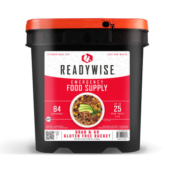 ReadyWise Gluten-Free Breakfast & Entrée Grab-and-Go – 84 Servings