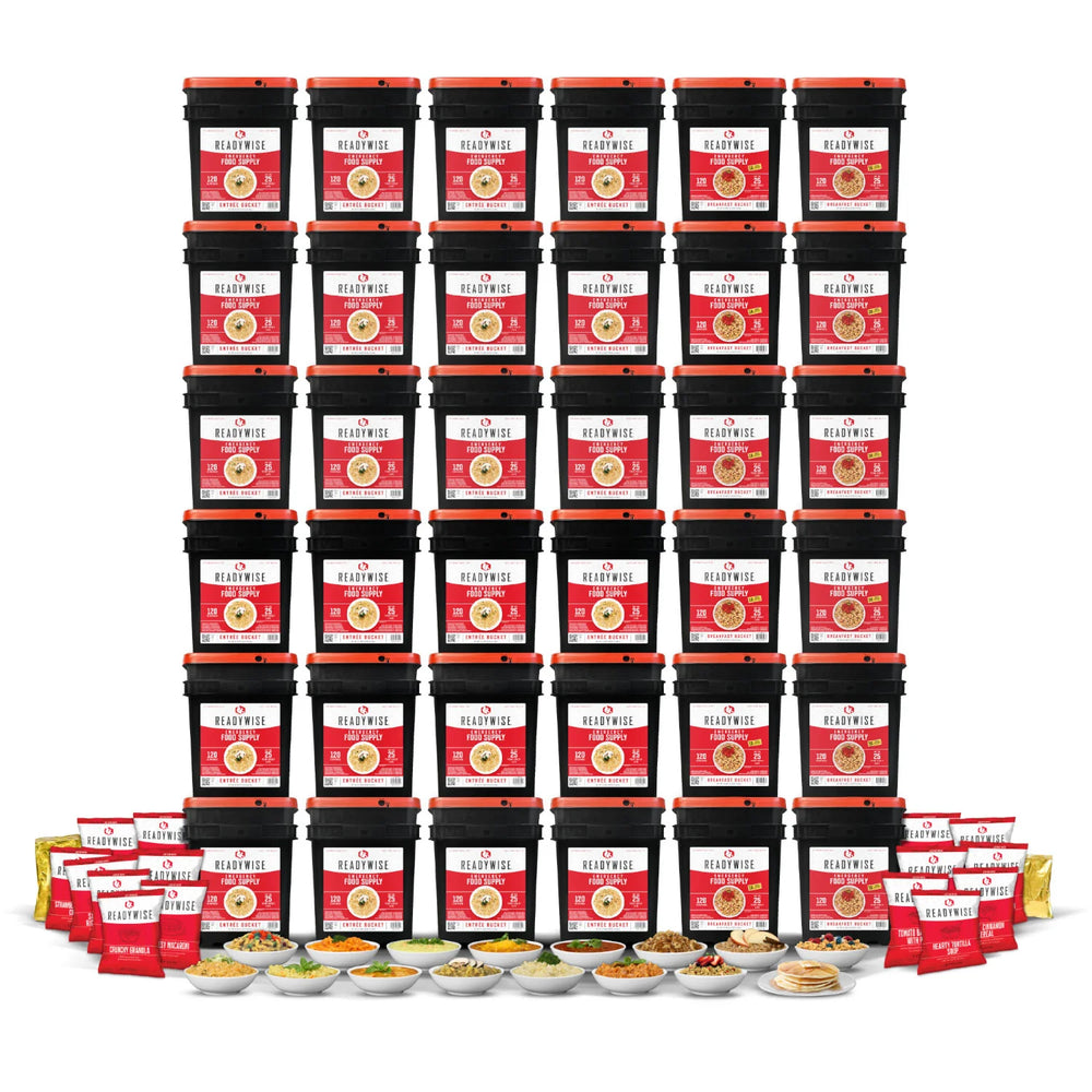 1-Year Emergency Food Supply Kit by ReadyWise - 4320 Servings