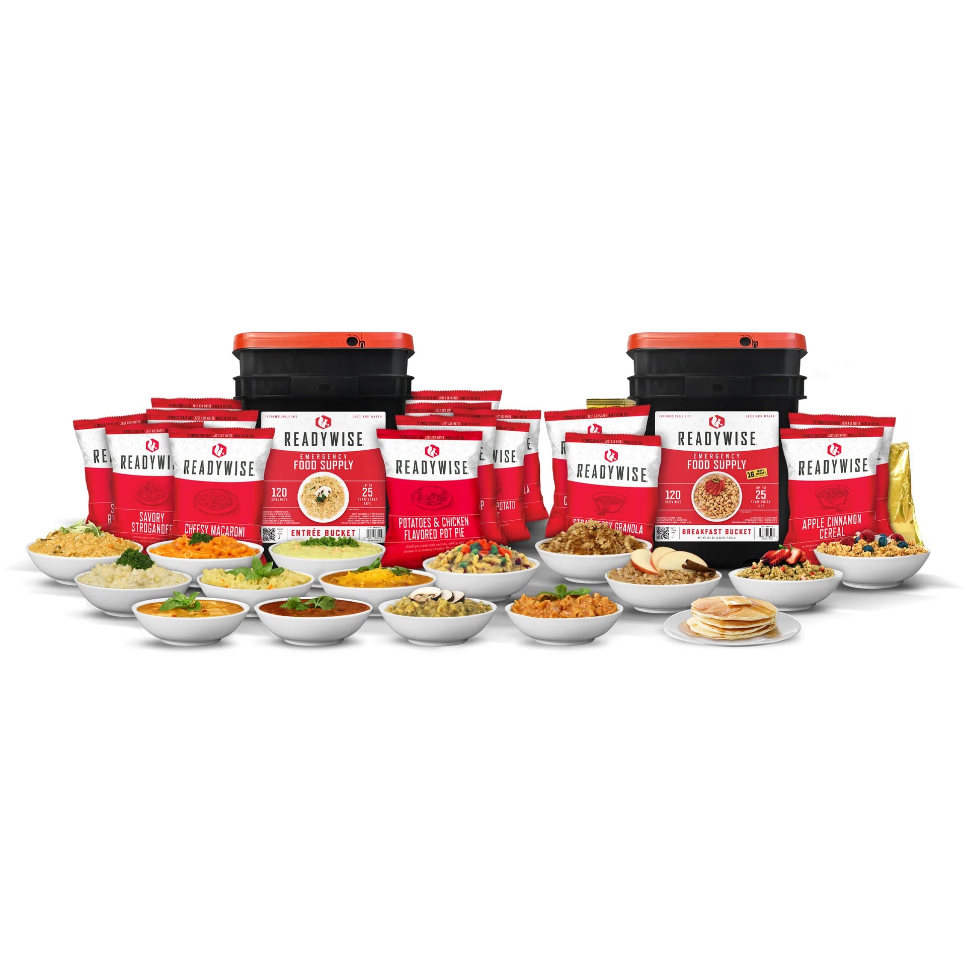 ReadyWise 80-Day 1-Person Emergency Food Supply Kit– 240 Servings