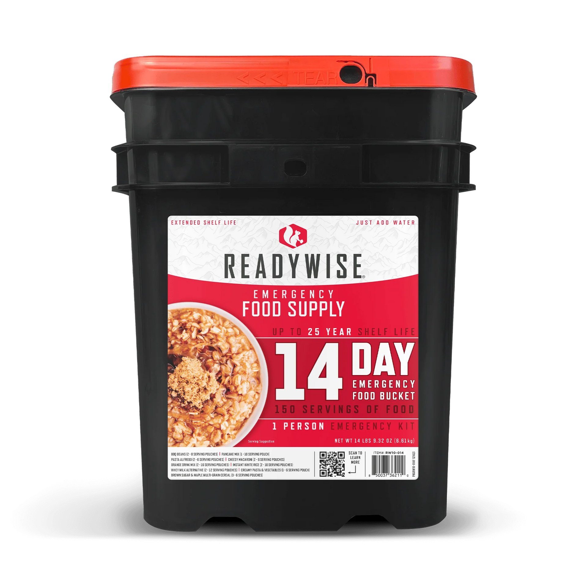 ReadyWise 14-Day Emergency Food Bucket