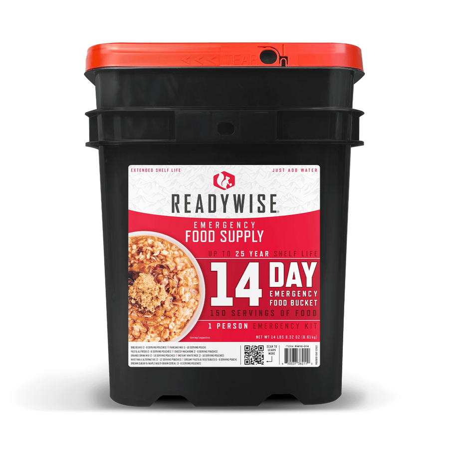 ReadyWise 14-Day Emergency Food Bucket