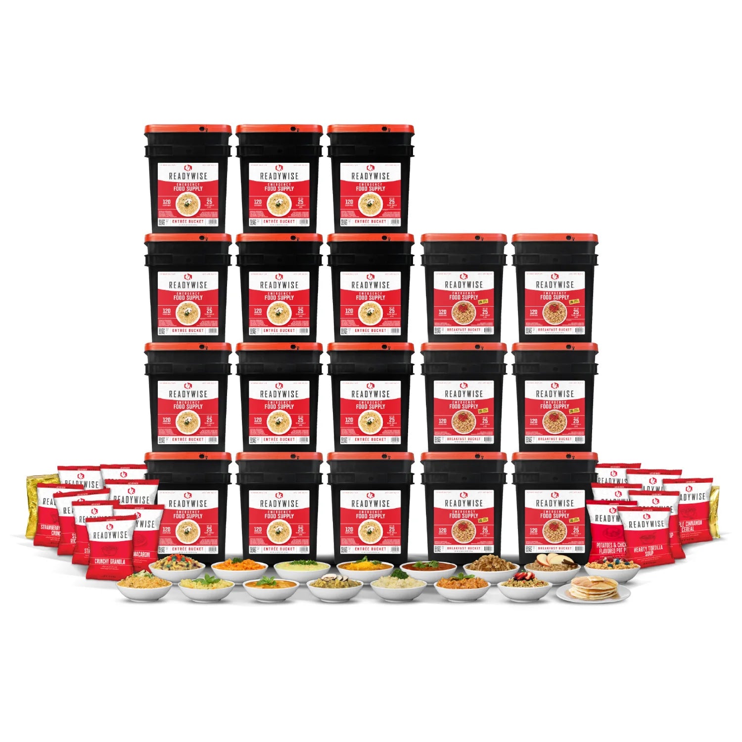 ReadyWise 1-Year 2-Person Emergency Food Supply Kit– 2,160 Servings
