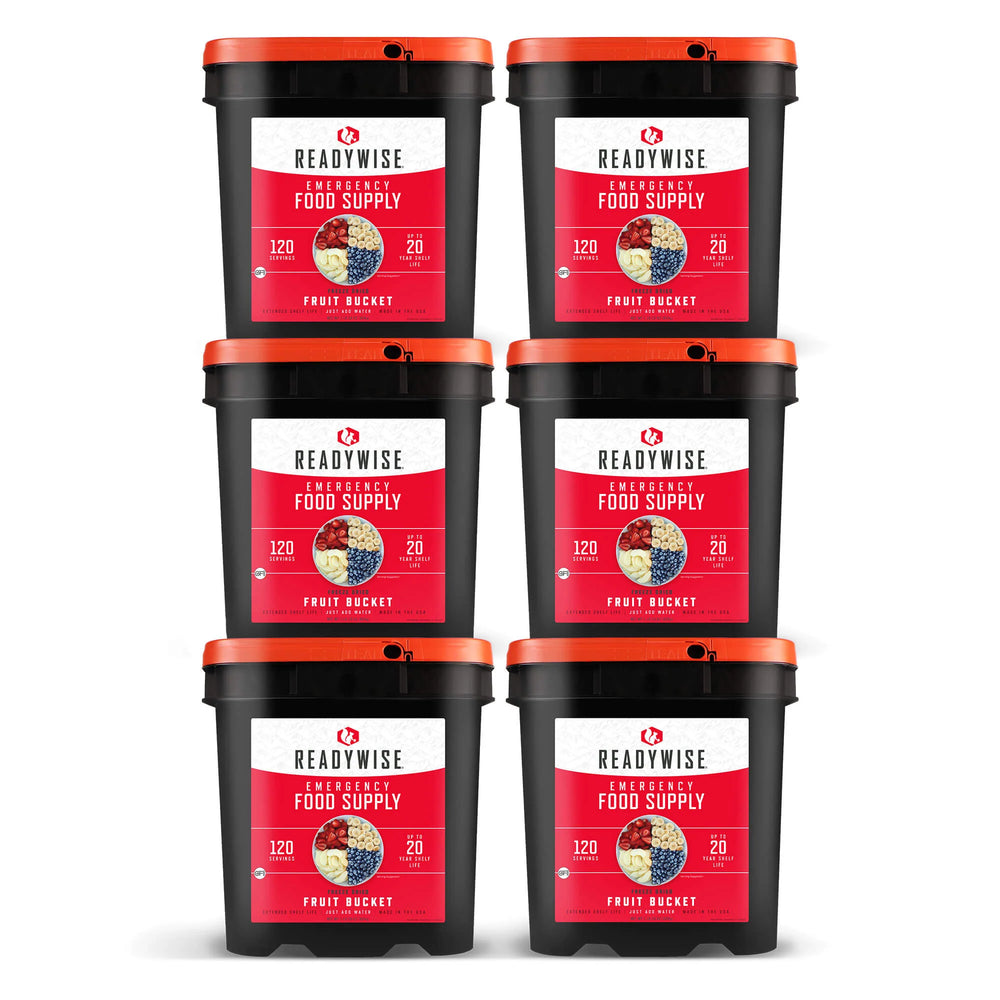ReadyWise Freeze-Dried Fruit Bucket – 720 Servings