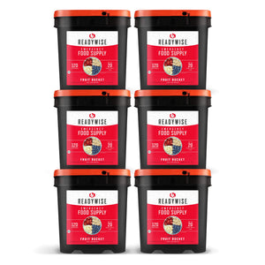 ReadyWise Freeze-Dried Fruit Bucket – 720 Servings