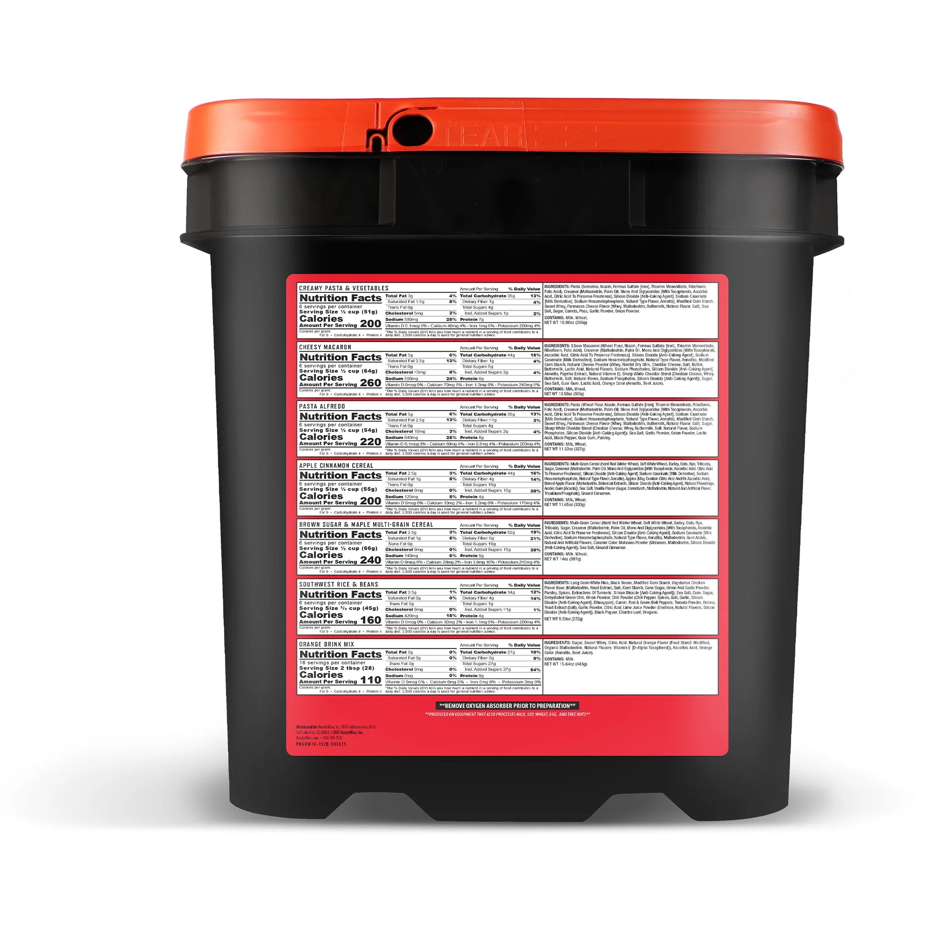 ReadyWise Prepper Pack – 52 Servings