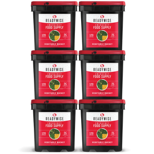 ReadyWise Freeze-Dried Vegetable Bucket – 720 Servings