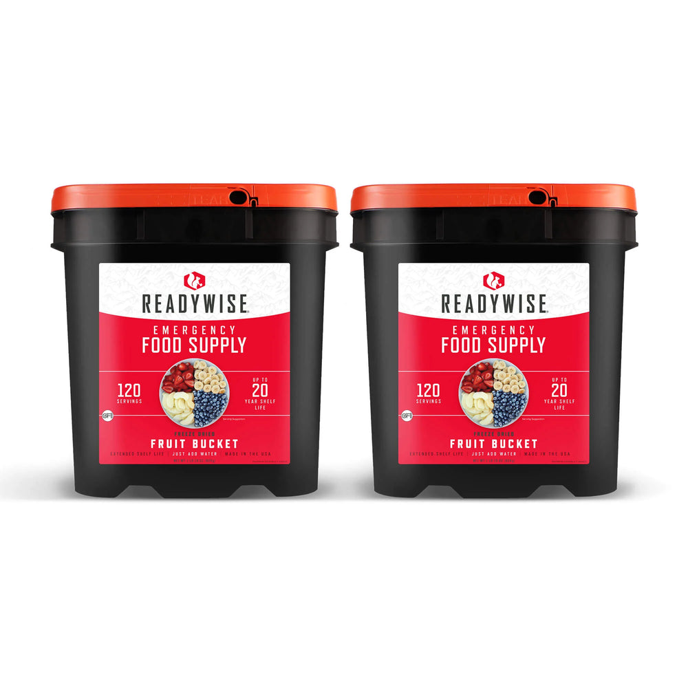 ReadyWise Freeze-Dried Fruit Bucket – 240 Servings