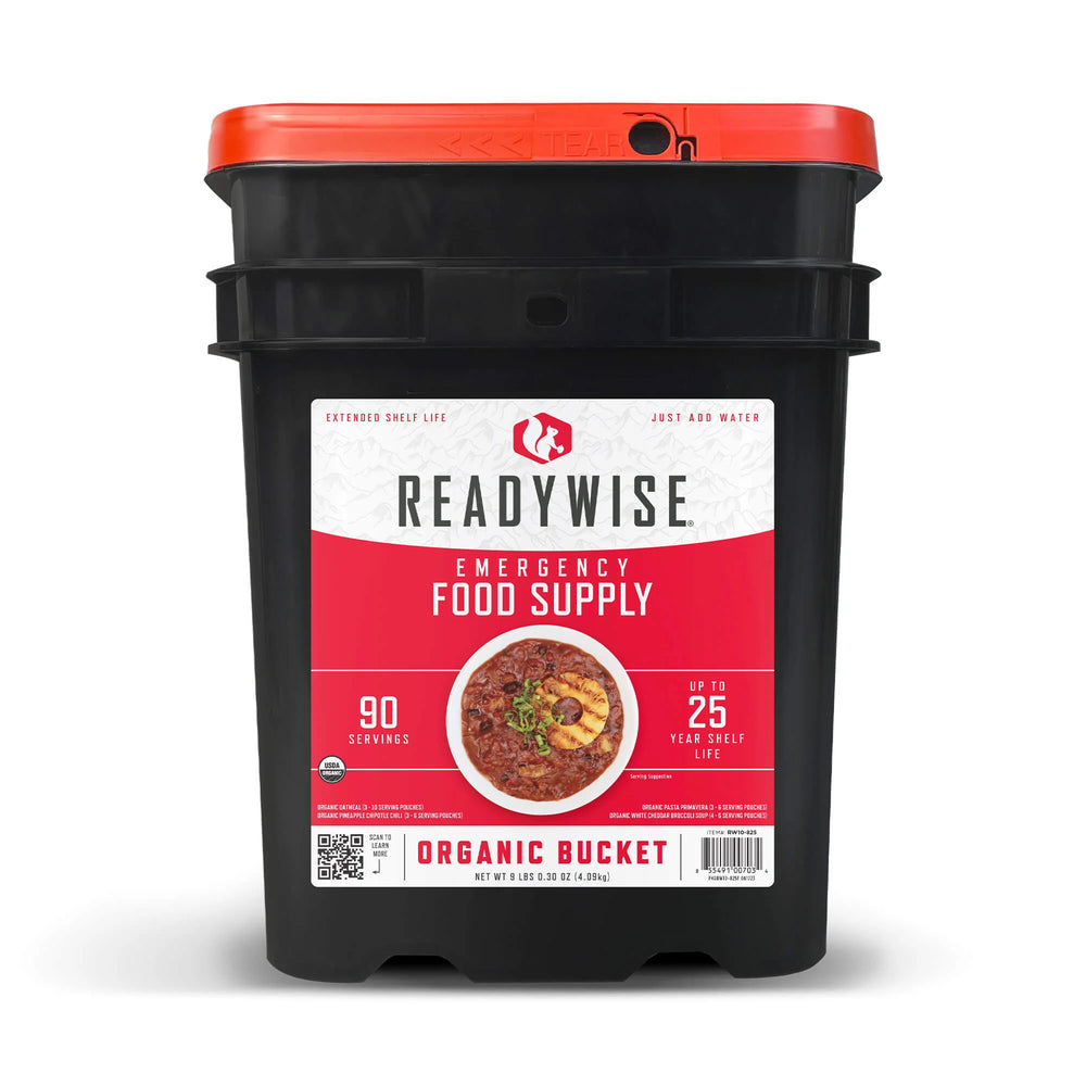 ReadyWise Organic Bucket – 90 Servings