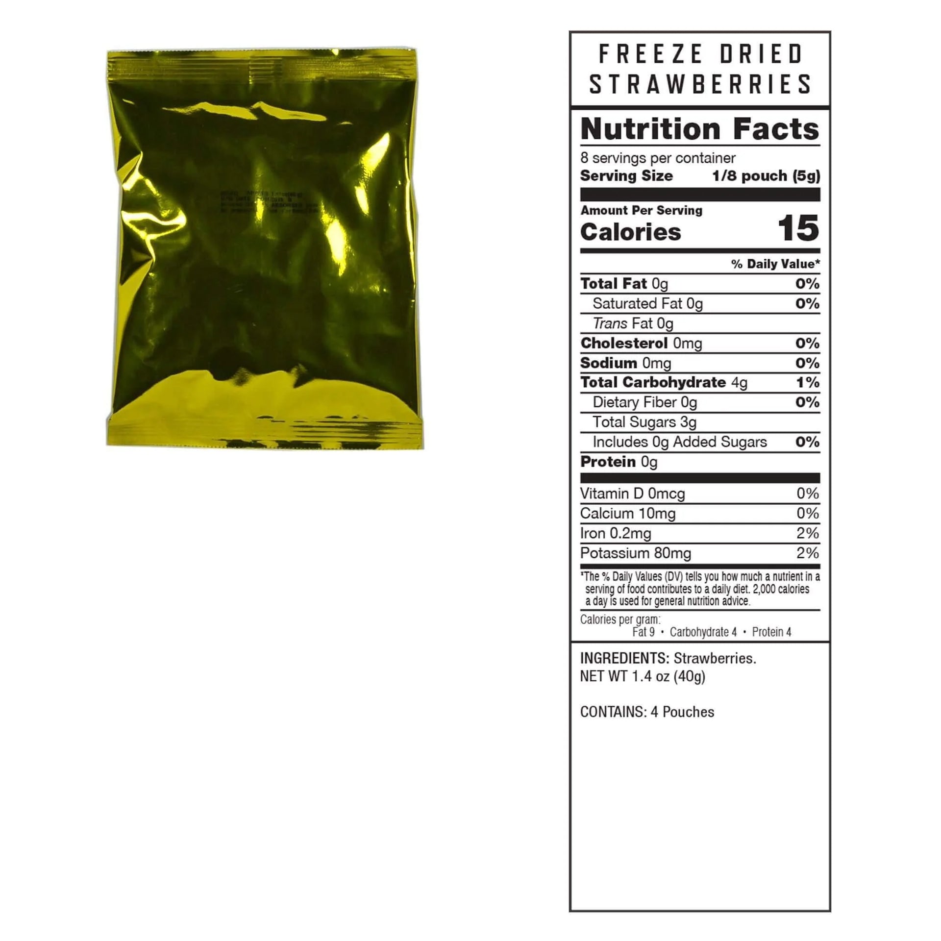 ReadyWise Freeze-Dried Fruit Bucket – 240 Servings