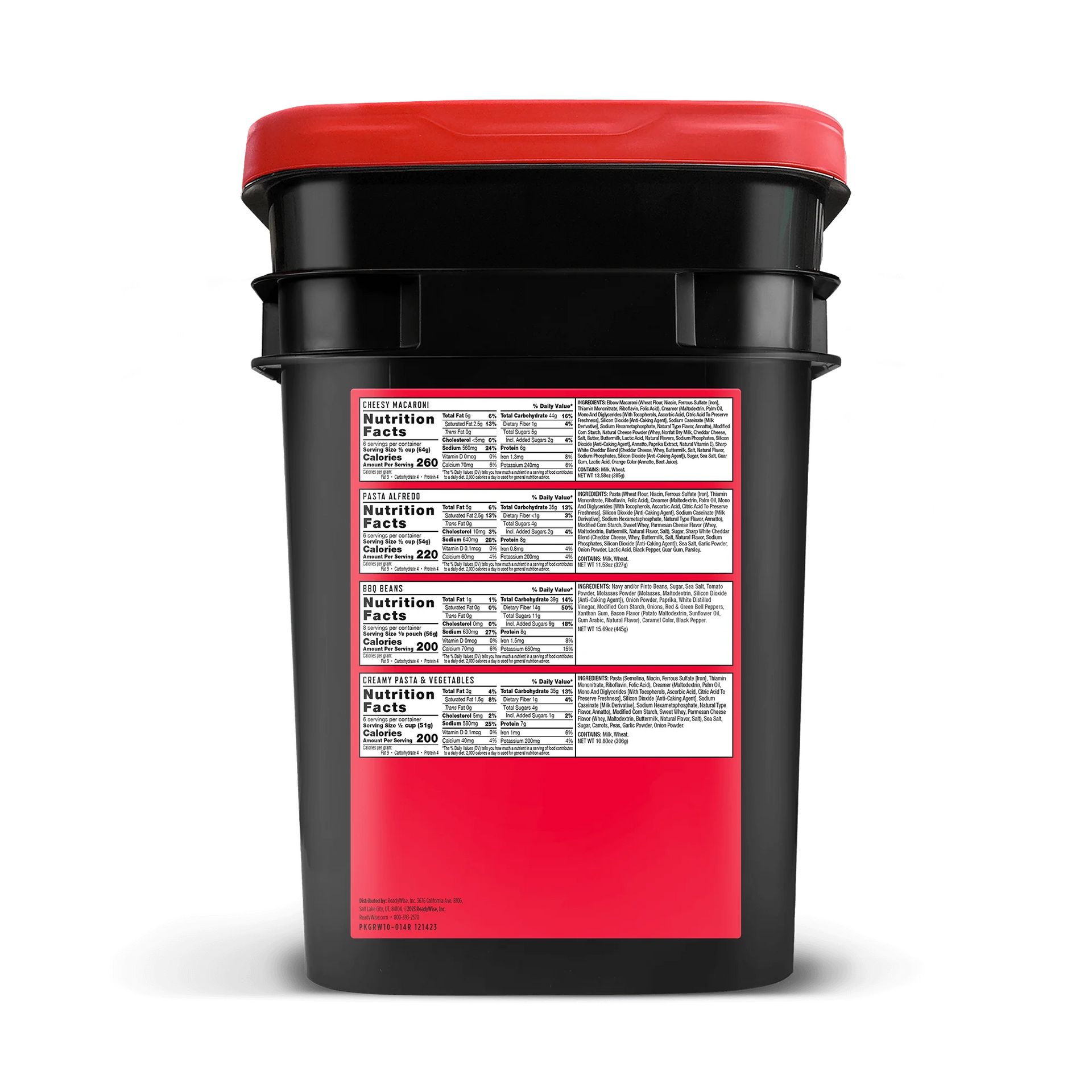 ReadyWise 14-Day Emergency Food Bucket
