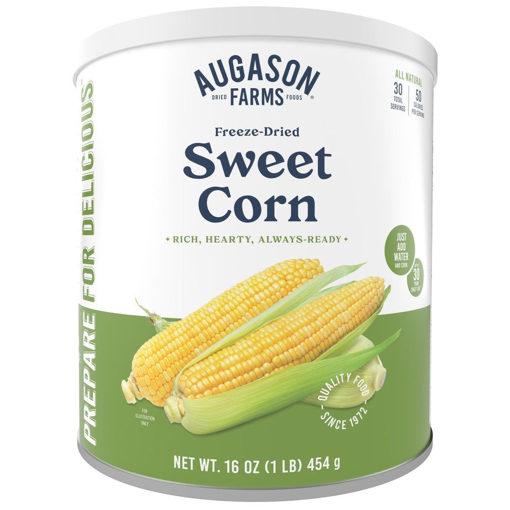 Augason Farms Freeze Dried Sweet Corn Can - 30 Servings
