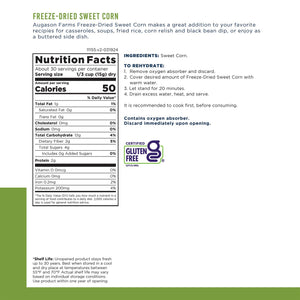 Augason Farms Freeze Dried Sweet Corn Can, 30 Servings, view 3