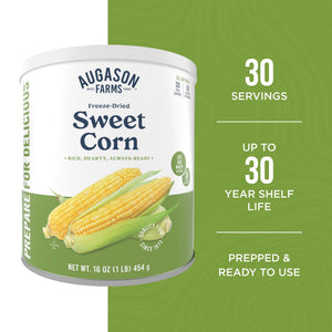 Augason Farms Freeze Dried Sweet Corn Can, 30 Servings, view 2