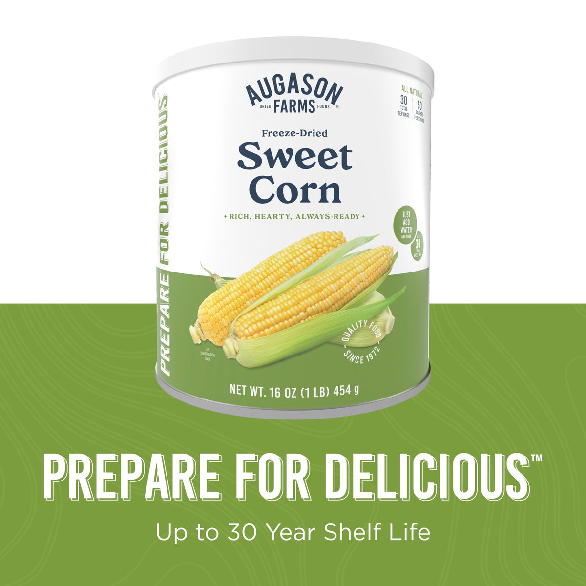 Augason Farms Freeze Dried Sweet Corn Can, 30 Servings, view 8