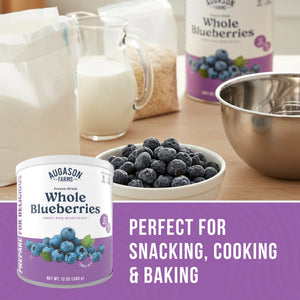Augason Farms Freeze Dried Whole Blueberries Can, 26 Servings, view 7