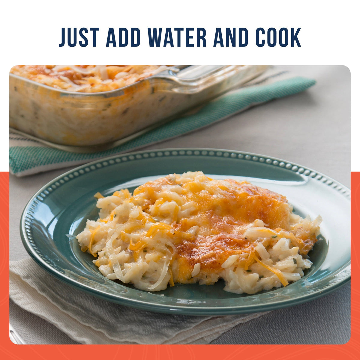 Augason Farms Funeral Potatoes Pouch, Cheesy Potato Casserole, 12 Servings, view 4